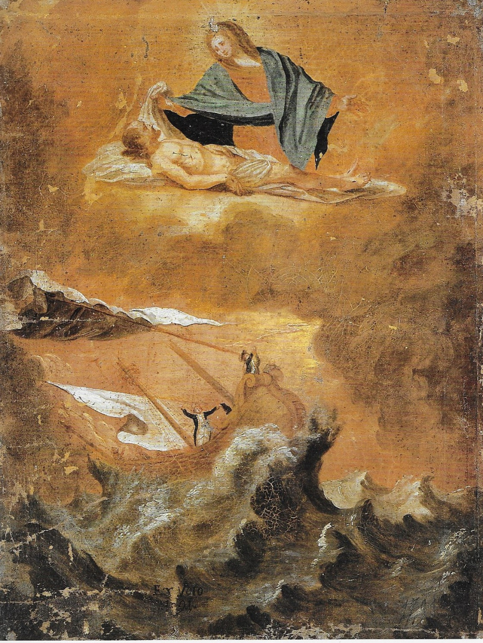 Naufrage Ex-voto Ermitage Longeborgne pèlerinage Valais