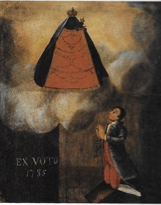 Vierge Noire Ex-voto Ermitage Longeborgne pèlerinage Valais