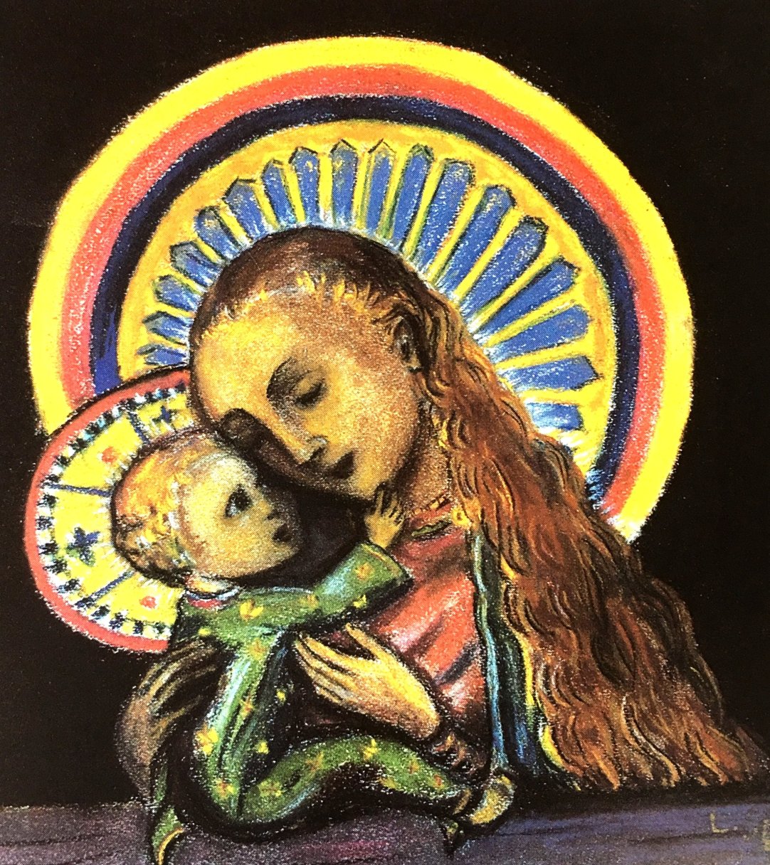 Peintre amateur cx-voto Ermitage Longeborgne pèlerinage Valais